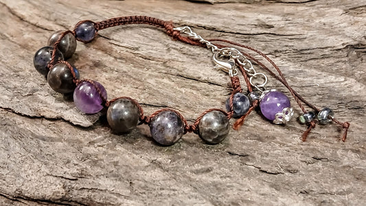 Amethyst, Iolite & Coffee Spectralite