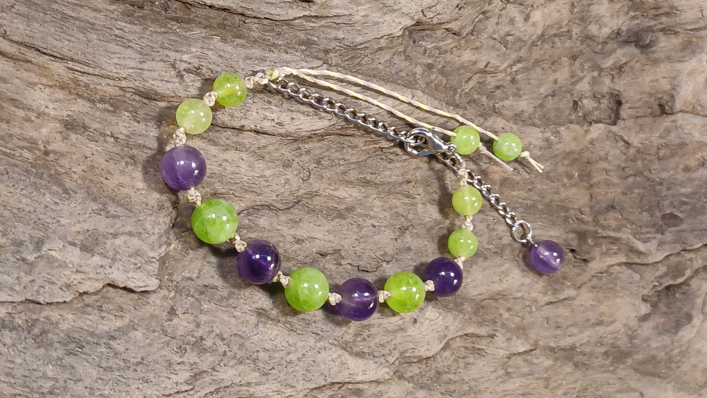Peridot and Amethyst