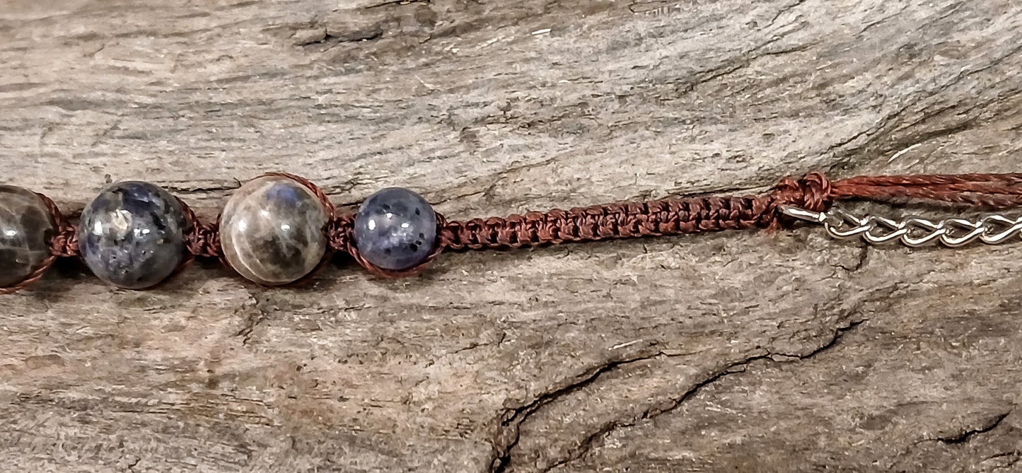 Amethyst, Iolite & Coffee Spectralite