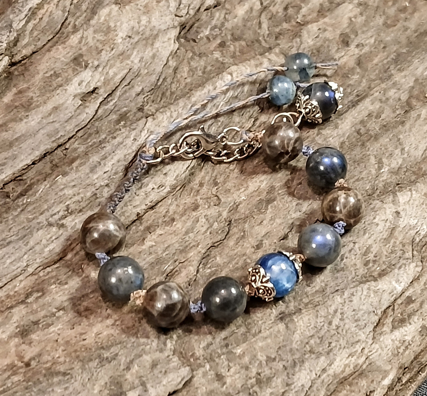Blue Kyanite, Spectralite and Coffee Spectralite