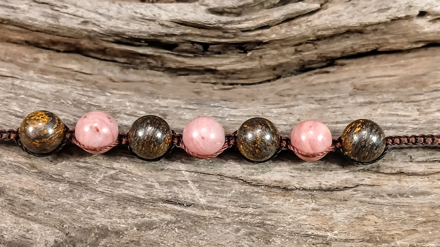Bronzite & Rhodonite