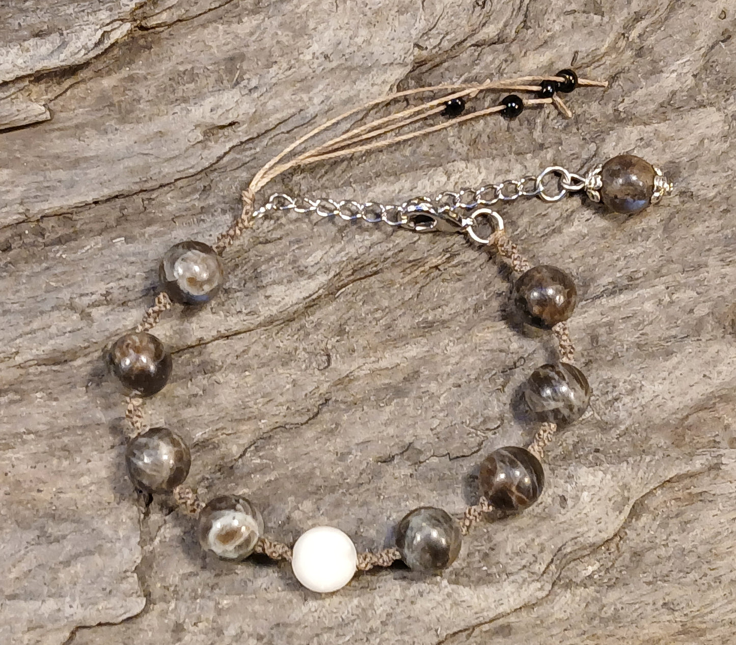 White Moonstone & Coffee Spectralite