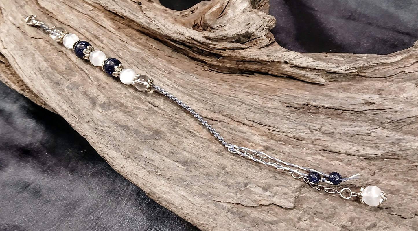 Blue Sandstone, Selenite & Himalayan Quartz