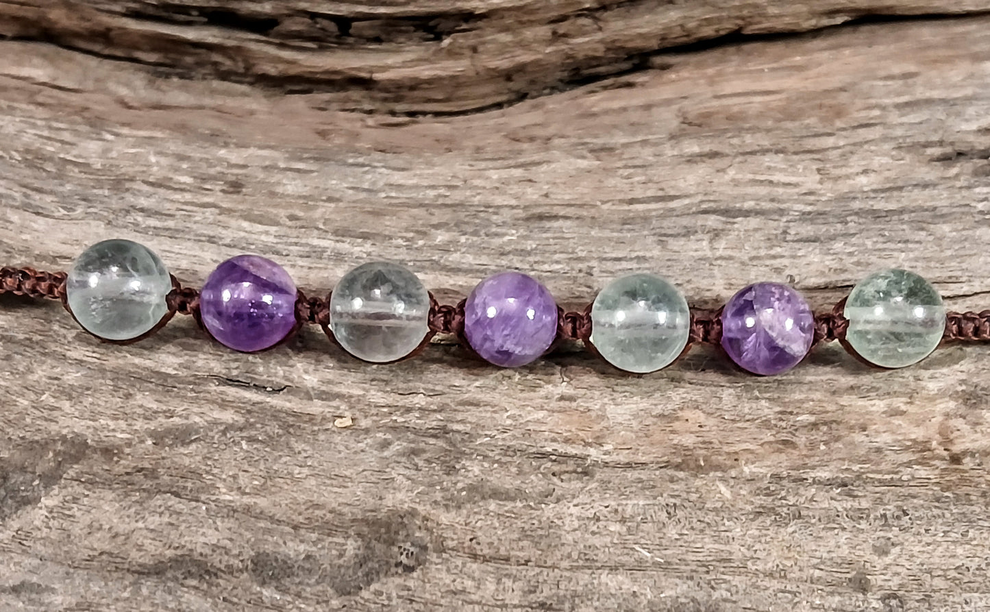 Amethyst and Flourite