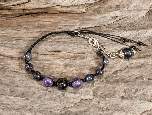 Iolite & Amethyst