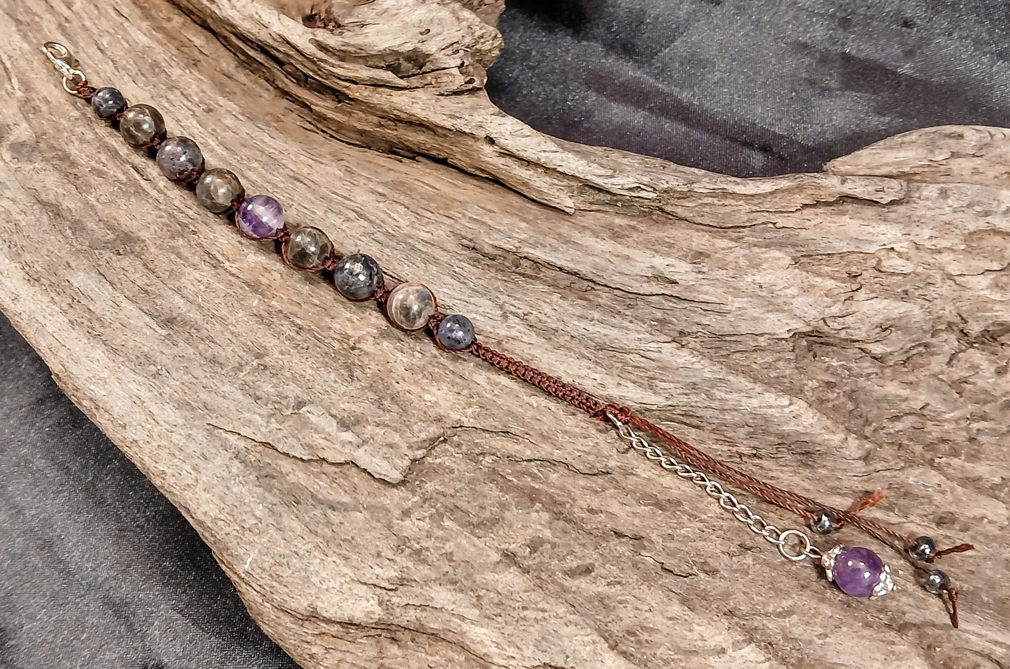 Amethyst, Iolite & Coffee Spectralite
