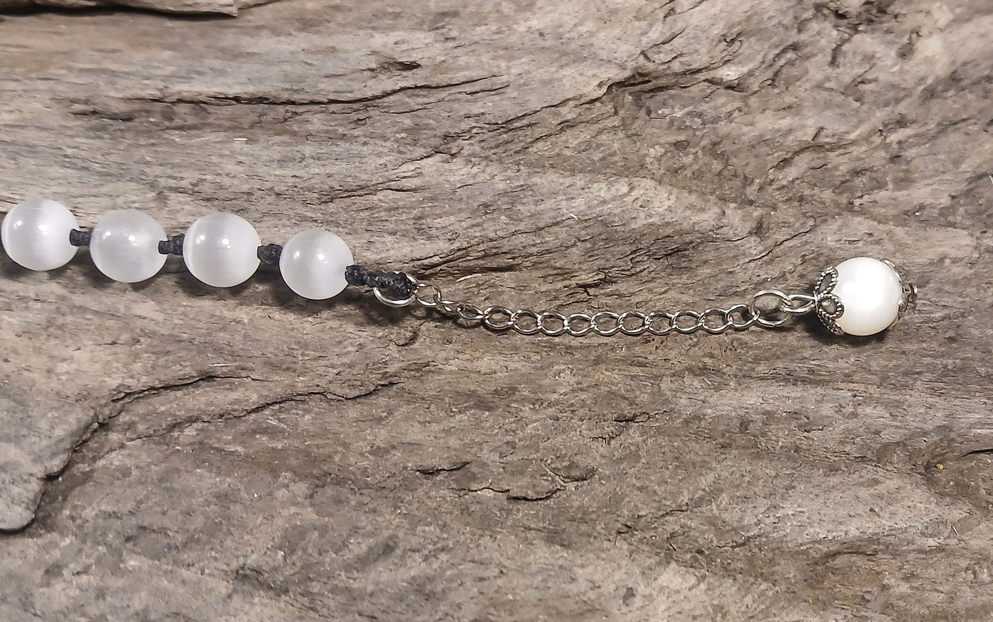 White Moonstone & Satin Spar